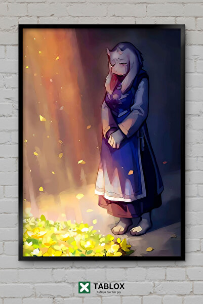 TABLOX Undertale Video Game Pixel Retro Rpg Poster cu ramă decorativă pentru ...