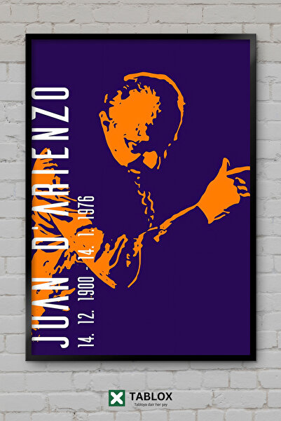 TABLOX Juan Darienzo Tango Music Orchestra Argentina Αφίσα με κορνίζα Διακοσμ...