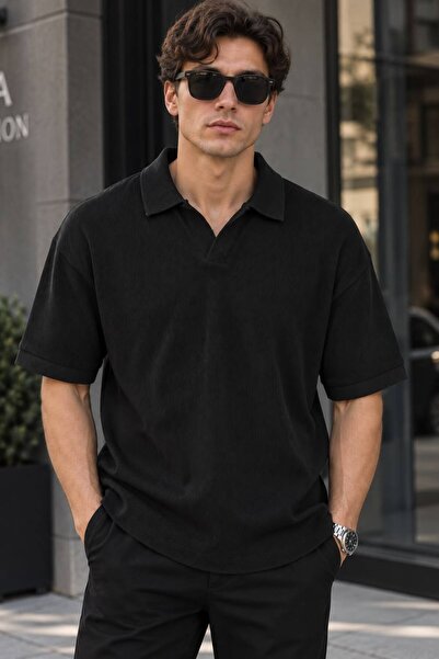 Siyah Polo T-shirt