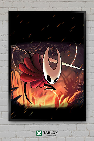 TABLOX Hollow Knight Hollow Darkness Game Art Αφίσα Παιχνιδιού με Πλαίσιο Δια...