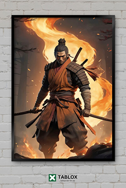 TABLOX Sekiro Shadows Die Twice Παιχνίδι Σαμουράι Νίντζα Ιαπωνικό Διακοσμητικ...