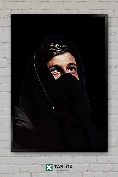 TABLOX Alan Walker Dj Παραγωγός ηλεκτρονικής μουσικής Πορτρέτο με πλαίσιο Δια...