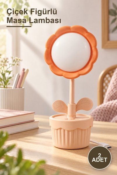 Yenilig 2 Flower Figured Table Lamps