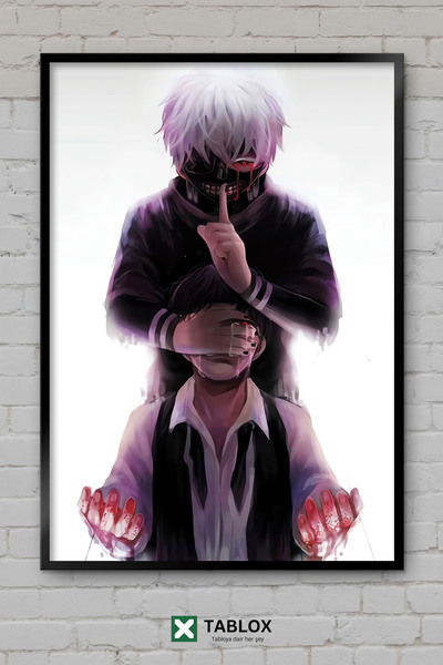 TABLOX Tokyo Ghoul Anime Manga Αφίσα με χαρακτήρες και σκηνικά, Διακοσμητικός...