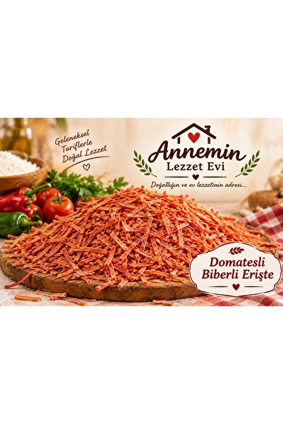 Biberli ve Domatesli Erişte 500 gr