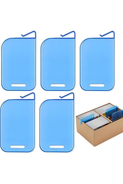 TERRIFI 5 Pcs Trading Card Box Dividers, Adjustable Plastic Partition Clips f...
