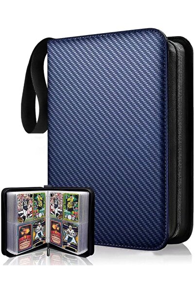 KASTWAVE 400 Pockets Trading Card Binder with 50 Double-Sided Sleeves – Large...
