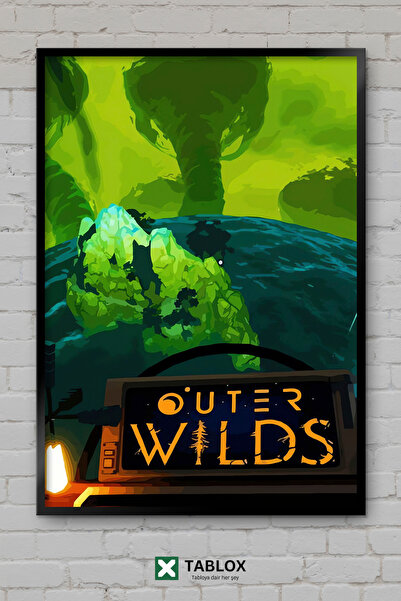 TABLOX Διακοσμητικός πίνακας MDF με θέμα το Outer Wilds Game Space Exploratio...