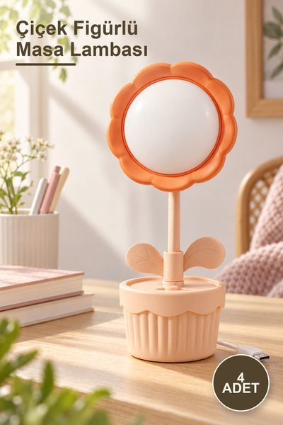 Yenilig 4 Flower Figured Table Lamps