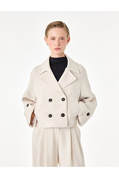 Koton Women's Jacket 7Wak20229Ew Stone