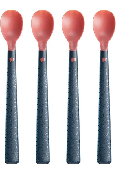tommee tippee Heat Sense Soft Weaning Spoon, 4 m+ ( Pack of 4)