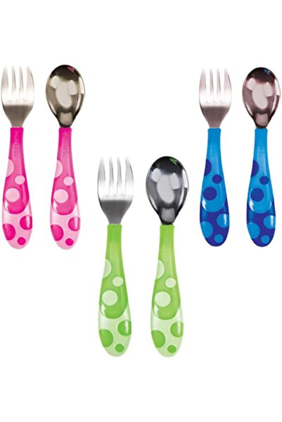 Munchkin Toddler Fork & Spoon Set (Assorted)