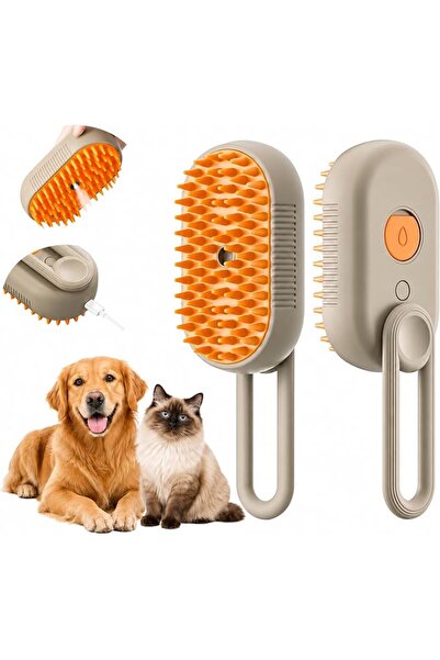 DHB tech Cat Steam Brush, Detachable 3-in-1 Cat Hair Brush مشط قطط, Cats Groo...