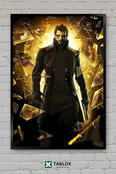TABLOX Deus Ex Gaming Game Science Fiction Cyberpunk Action Διακοσμητικός πίν...