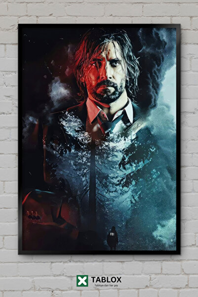 TABLOX Alan Wake video igra horor triler pisac poster okvir izgled dekorativn...