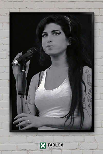 TABLOX Amy Winehouse, pevačica, soul, džez muzika, pesma, okvir, dekorativna ...