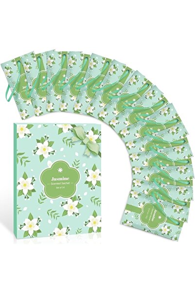 ScentSationals Scented Sachets, Wardrobe Fresheners 14 Pack - Jasmine Fragran...