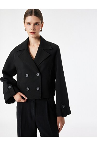 Koton Women's Jacket 7Wak20229Ew Black