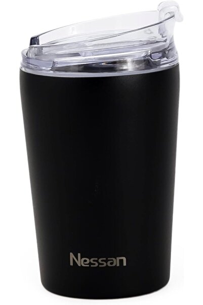 Nessan Black Stainless Steel Vacuum Insulated Tumbler 200ml - Mini Travel Mug...