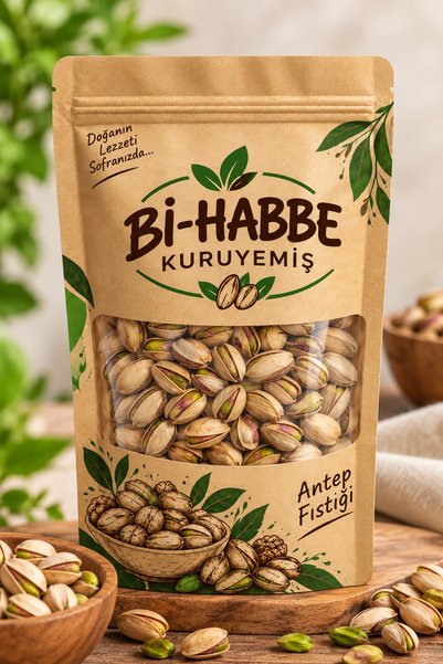 Bİ-HABBE ANTEP FISTIĞI 500GR