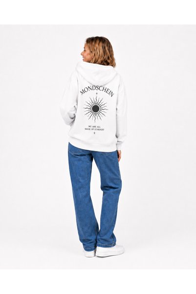 Mondschein Sevgili Kombini 2-Piece Oversize Unisex Moon Sun Printed Hooded Sweatshirt Hoodie