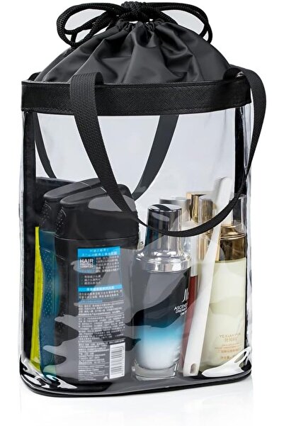 AZONEE Clear Toiletry Bag, Waterproof Travel Cosmetic Organizer, 8.3x4.7x10.6...