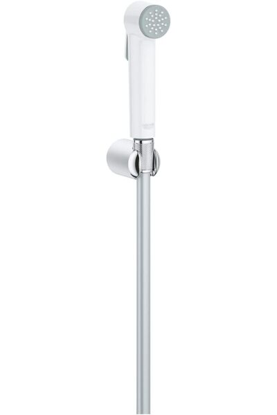 Grohe 26812ILD طقم رشاش دش بلاستيكي Tempesta-F، شطاف، بيديه محمول، أبيض