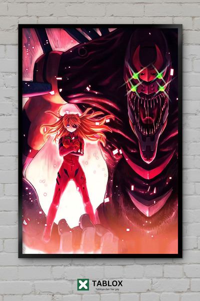 TABLOX Evangelion Anime Manga Mecha Eva Robot Japanski poster okvir izgleda k...