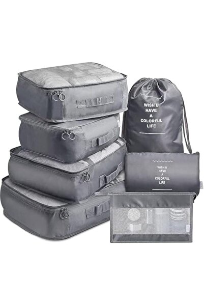 GENERAL PSKIES 7 Pack Packing Cubes Value Set for Travel Luggage Organiser Ba...