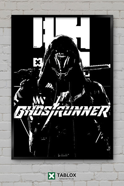 TABLOX Ghostrunner Game Science Fiction Action Αφίσα με εμφάνιση πλαισίου Δια...