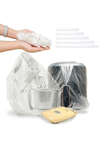 Generic 50Pcs Disposable Clear Kitchen Appliance Covers, Furniture Dust Cover...