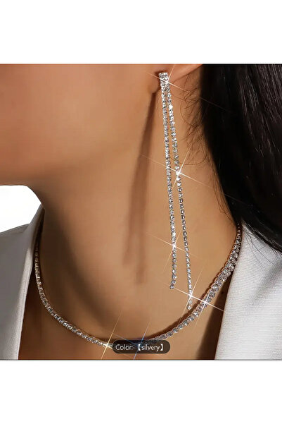 Mupten 2 Row Necklace Earrings Waterway Bridal Set