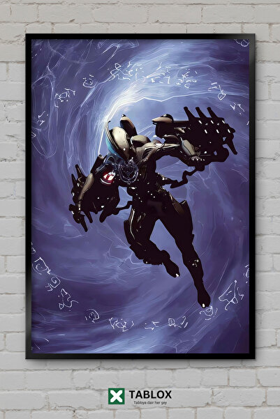 TABLOX Αφίσα παιχνιδιού Warframe Science Fiction Space RPG με κορνίζα, διακοσ...