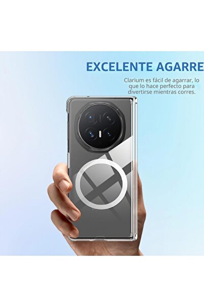 Rivor Honor Magic V6 Uyumlu Kılıf Magsafe Wireless Kablosuz Şarj Destekli Şeffaf Darbe Emici Kapak