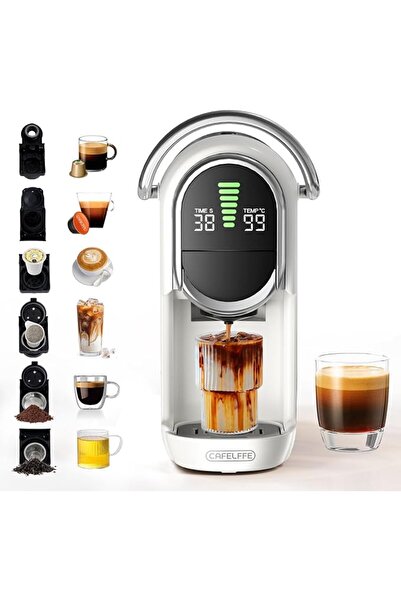 GENERAL Kafelife Mk-609S 6-in-1 Coffee Maker with Automatic Pressure Release,...