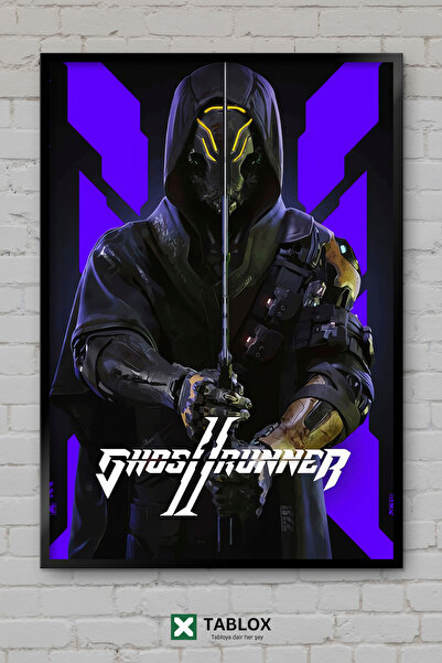 TABLOX Ghostrunner Game Science Fiction Action Αφίσα Διακοσμητικός πίνακας MD...