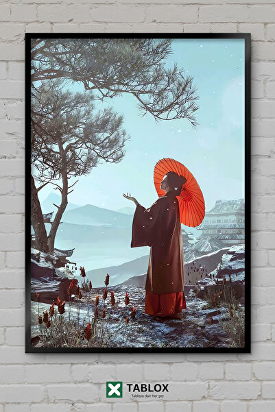 TABLOX Sekiro The Wolf Samurai Game Ninja Ιαπωνικό Διακοσμητικό Πίνακα Ζωγραφ...