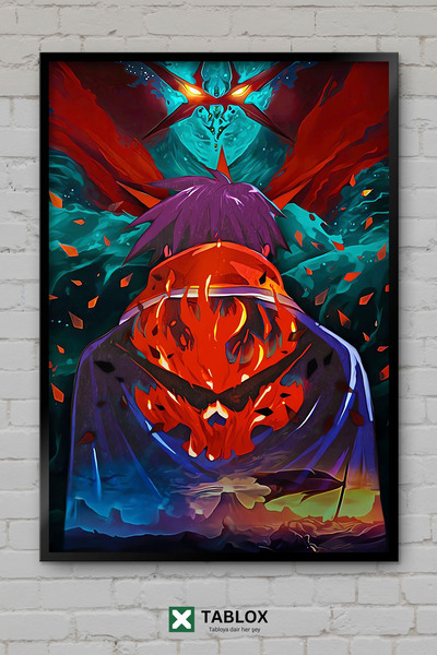 TABLOX Tengen Toppa Gurren Lagann anime manga lik japanska mecha ukrasna MDF ...