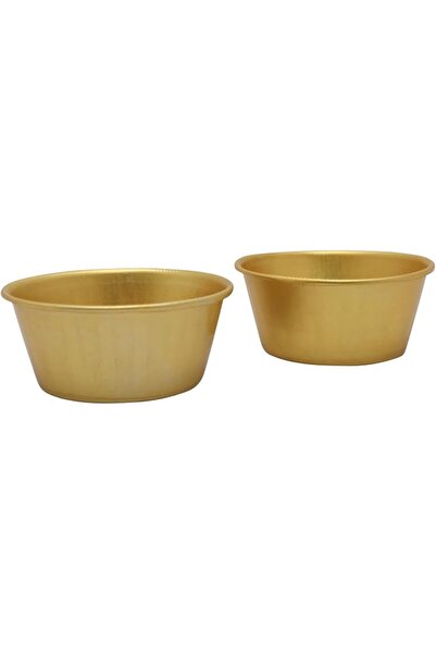 cc bin shihon 2-Piece Aluminum Cream Mold Gold Color 10.5 cm |   Dessert and ...