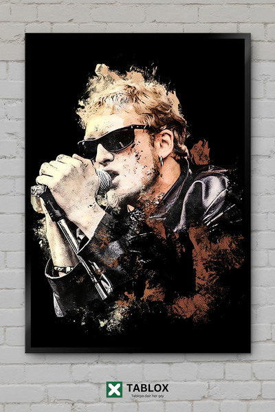 TABLOX Layne Staley Pevač Pevačica Muzika Grunge Rok Alice Frame Izgled Dekor...