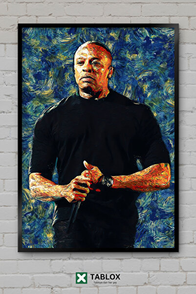 TABLOX Dr Dre Rapper Rap Pevač Hip Hop Producent Portret Poster Okvir Izgled ...