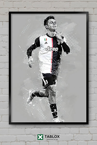 TABLOX Paulo Dybala Fudbaler Fudbal Argentina Poster Okvir Izgled Dekorativna...