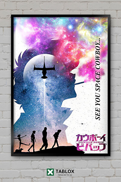 TABLOX Cowboy Bebop Anime Space Cowboy Jazz Ιαπωνικό Ρετρό Διακοσμητικό Πίνακ...
