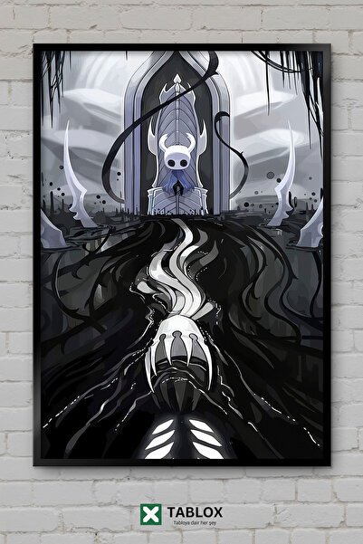 TABLOX Hollow Knight Gaming Game Dark Fantasy Αφίσα με κορνίζα Διακοσμητικός ...