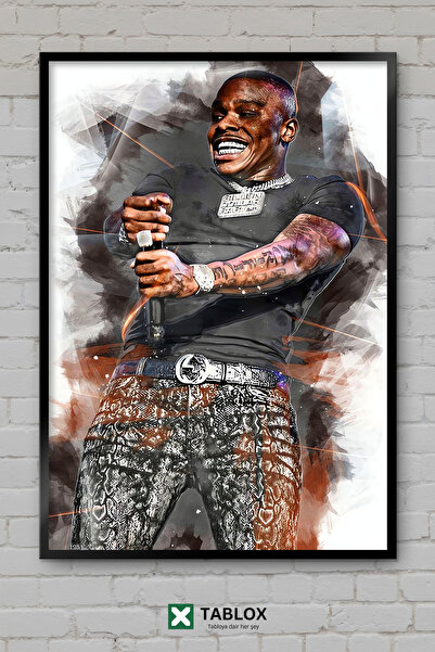 TABLOX Dababy Rapper Ράπερ Χιπ Χοπ Μουσική Αφίσα Μουσικής με Πλαίσιο Διακοσμη...