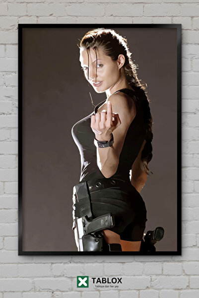 TABLOX Lara Croft Tomb Raider Personaj din joc Aventură Vedere în plan Orizon...