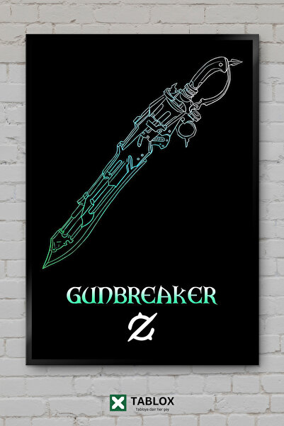 TABLOX Gunbreaker Final Fantasy Xiv 14 Character Game Rpg Ιαπωνικό διακοσμητι...