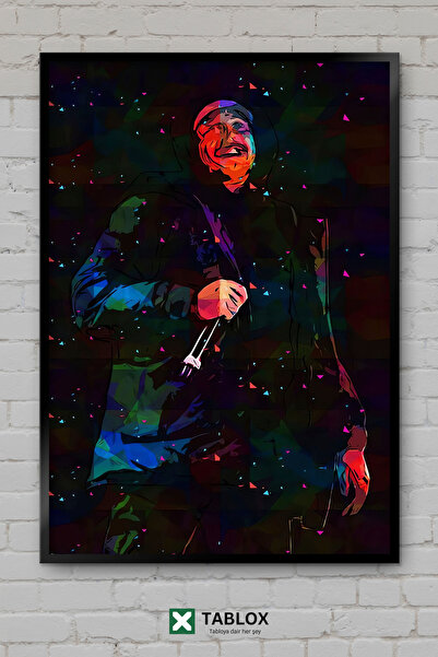 TABLOX Nekfeu Rapper Ράπερ Γαλλική αφίσα μουσικής χιπ χοπ με κορνίζα Διακοσμη...
