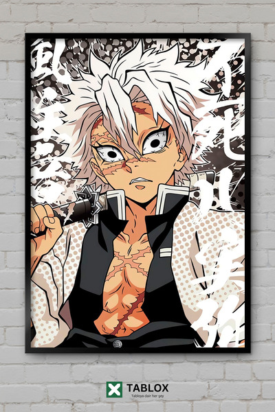TABLOX Demon Slayer Kimetsu No Yaiba Anime Manga Likovi Okvir Izgled Dekorati...