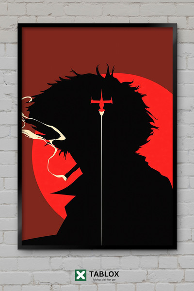 TABLOX Cowboy Bebop Anime Space Cowboy Jazz Ιαπωνικό Ρετρό Διακοσμητικό Πίνακ...